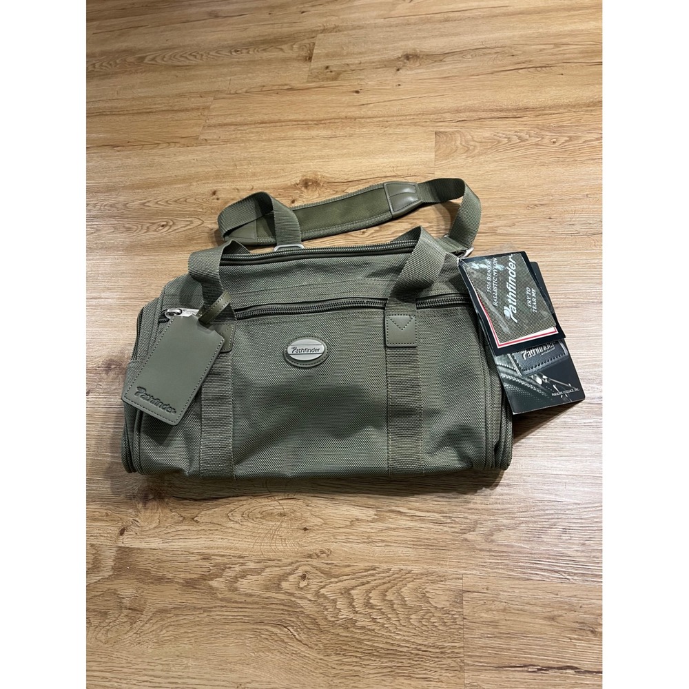 Pathfinder Olive Green Ballistic Nylon Cargo Duffle Bag Travel Gym NWT P3000-16
